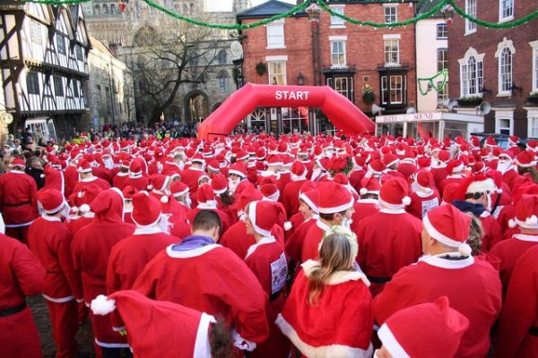 Booster club Winter Holiday Fundraiser - Santa Fun Run